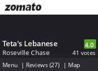 Teta's Lebanese Menu, Reviews, Photos, Location and Info - Zomato