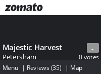 Click to add a blog post for Majestic Harvest on Zomato