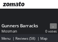 Gunners Barracks Menu, Reviews, Photos, Location and Info - Zomato