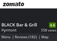 BLACK Bar & Grill Menu, Reviews, Photos, Location and Info - Zomato