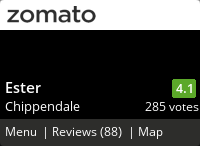 Click to add a blog post for Ester on Zomato