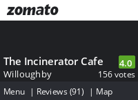 The Incinerator Cafe Menu, Reviews, Photos, Location and Info - Zomato