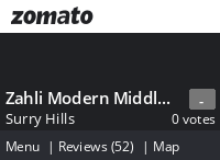 Zahli Modern Middle Eastern Restaurant Menu, Reviews, Photos, Location and Info - Zomato