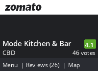 Mode Kitchen & Bar Menu, Reviews, Photos, Location and Info - Zomato