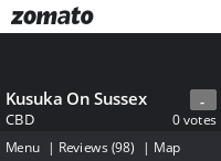 Kusuka On Sussex Menu, Reviews, Photos, Location and Info - Zomato